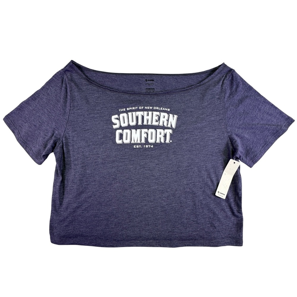Southern‎ Comfort Spirit of New Orleans Soffe Crop Top Shirt Women's M NWT